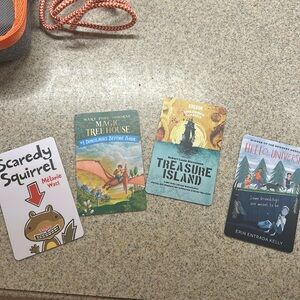 Yoto cards for audio player.